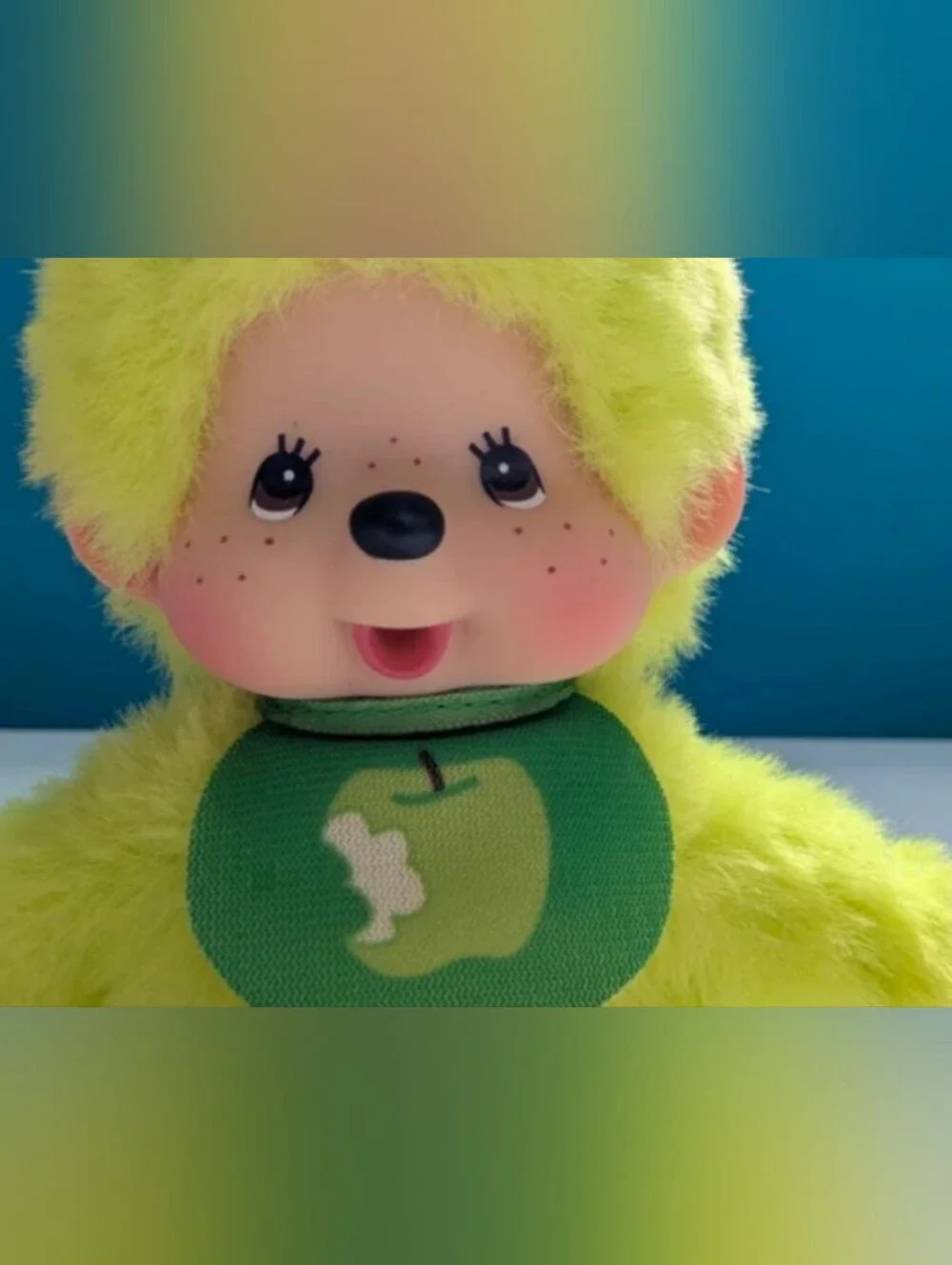 Monchhichi Green Apple NWOT